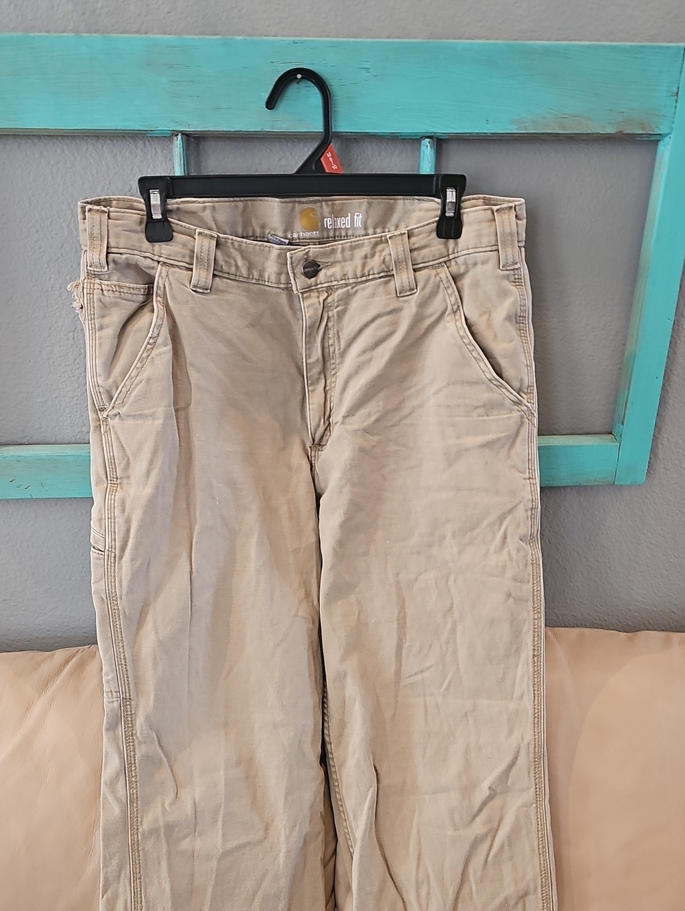 Carhartt Men's Relaxed Fit Tan Chino Pants
